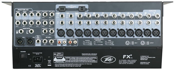 Peavey FX2 16 16-Channel FX Series Mixer, USB