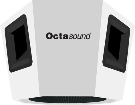 Octasound SP860A 360° X 180° Ceiling Speaker With 4 Horn Drivers & 18" Subwoofer In White