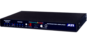 Audio Technologies DA1008-1 1 X 8 Dist Amplifier, Metered +26dBM Output
