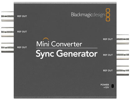 Blackmagic Design Mini Converter Sync Generator SD Or HD Video Sync Generator With 6x BNC Outputs