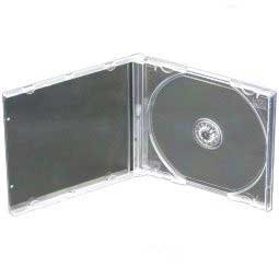 American Recordable Media CD-JEWEL-CASE-CLEAR JC-1/C CD Jewel Case, Single, Clear Tray