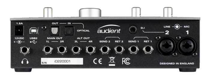 Audient iD22 AD/DA Interface & Monitoring System