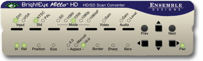 Ensemble Designs BrightEye Mitto HD BrightEye Mitto HD/SD Scan Converter