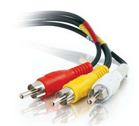 Cables To Go 40448-CTG 6 Ft. Value Series Composite Video + Stereo Audio Cable