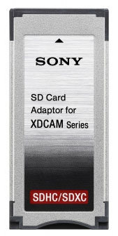 Sony MEADSD02 SDHC/SDXC Media Adapter For XDCAM EX Camcorders