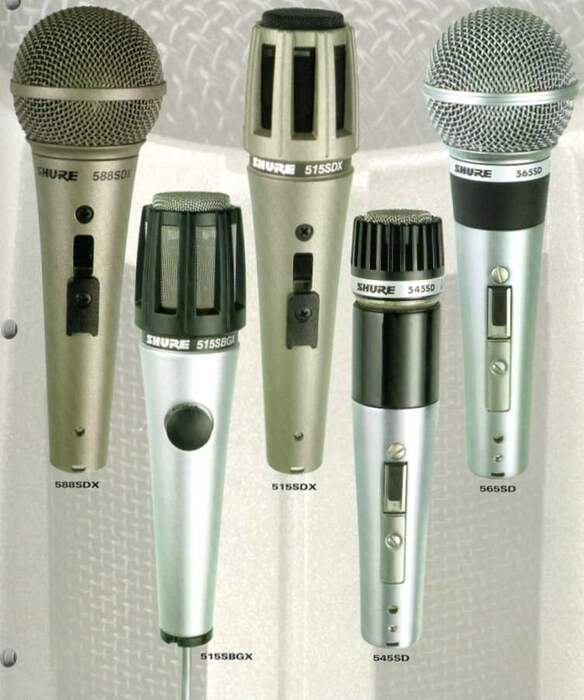 Shure 545SD-LC Classic Instrument Microphone With Locking On/off Switch