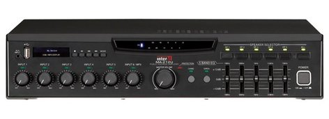 Inter-M Americas MA-212USB 120 Watt Mixer / Amplifier With Built-In MP3 Player And USB