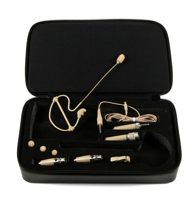 Samson SE50T Omni Earset Mic With Micro-Miniature Condenser Capsule And Accessories, Beige