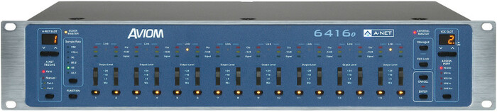 Aviom 6416O-V.2 6416o V.2 Pro64 Series 16-Channel Mic Output Module With XLR/DB25 Connectors