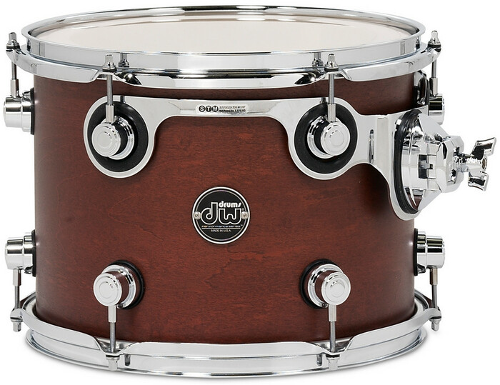 DW DRPS0912STTB 9" X 12" Performance Series Rack Tom In Tobacco Stain