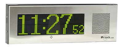 Advanced Network Devices IPCSS-RWB-IC Small Surface-Mount Singlewire/PBX-Compatible IP Clock With Red/White/Blue Flashers