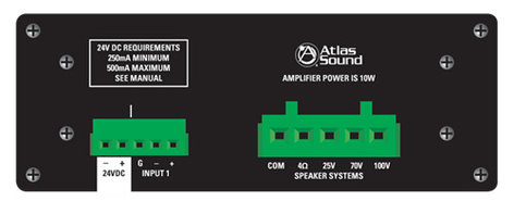 Atlas IED TSD-PA10VG 10W Mono Power Amp