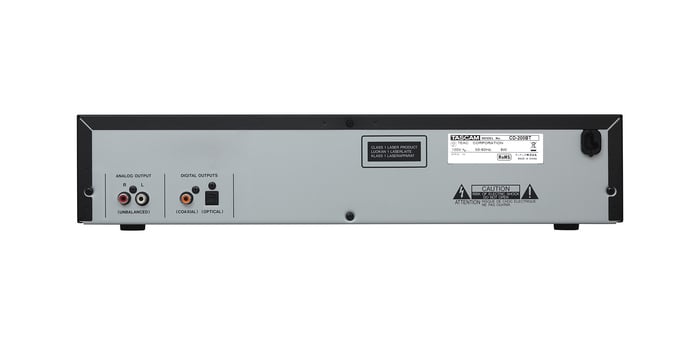 Tascam CD-200BT Rack-Mount CD Player With Integrated Bluetooth Receiver