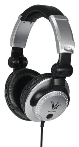 Vu HPC-7000 Closed Back Collapsible Studio Monitor Headphones
