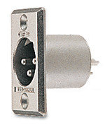 Canare XLR3-32 XLR-M To Solder-pin Panel Connector