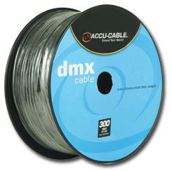 Accu-Cable AC3CDMX300 300' 3-Pin DMX Cable Spool