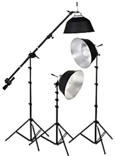 Smith Victor KFL-33 Kit 3 Light Flourescent 1050W Daylight Kit