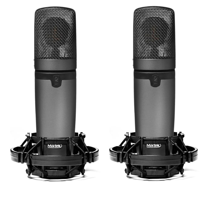 Miktek Audio CV3MP Matched Pair Of Large Diaphragm Multi-Pattern Tube Condenser Microphones