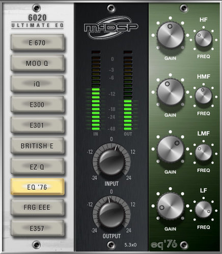 McDSP 6020-ULTIMATE-EQ-NAT 6020 Ultimate EQ Native EQ Collection Native Plugin