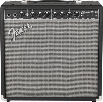 Fender Champion 40 40W 2-Channel 1X12" Solid-State Guitar Combo Amplifier