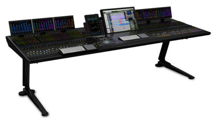 Avid S6 M40 32-5-D Pro Mixing Control Surface M40 Master Touch Module Plus 32 Faders And 5 Knobs With 4 Display Modules