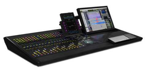 Avid S6 M10 16-5 Pro Mixing Control Surface - Academic M10 Master Touch Module Plus 16 Faders And 5 Knobs Per Channel
