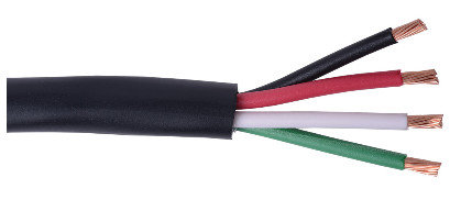 Liberty AV 14-4C-DB-BLK 14AWG 4-Conductor Direct Burial Speaker Cable