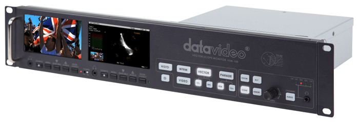 Datavideo VSM100 Waveform Monitor And Vectorscope With 2 Screens