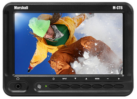 Marshall Electronics M-CT6-CE6 6.2" Portable Camera-Top Field LCD Monitor With Canon LP-E6 Battery Kit