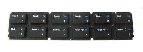 Alesis RU1310631 Rubber Drum Keypad For SR18