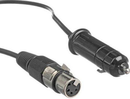 Bescor XLR-CP 16" Cigarette Light Male To 4-Pin XLR-F Cable