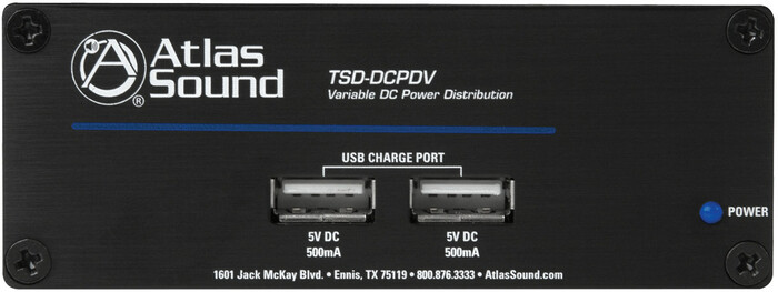 Atlas IED TSD-DCPDV 1 In 6 Out DC Power Distribution With Fixed And Variable 5-24VDC Outputs