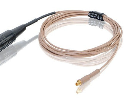 Countryman E6CABLET2TS 2mm Duramax E6 Cable For Telex A4F Dmax Wireless, Tan
