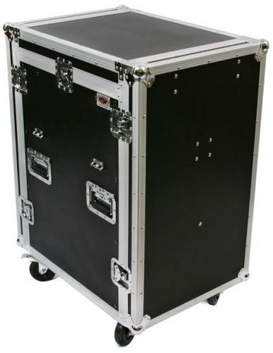 Elite Core MC12U-16SL ATA 12-Unit Mixer Rack And 16-Unit Amplifier Rack With Casters And Table Attachment