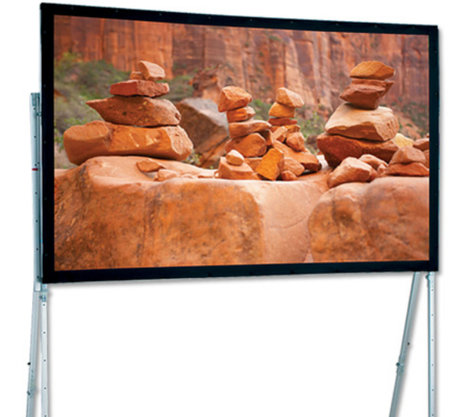 Draper 241077 16' 8" NTSC Ultimate Folding Portable Projection Screen With CineFlex Surface