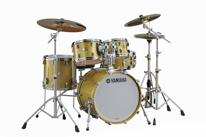 Yamaha Absolute Hybrid Maple 5-Piece Shell Pack 10"x7" And 12"x8 Rack Toms, 14"x13" And 16"x15" Floor Toms And A 22"x18" Bass Drum