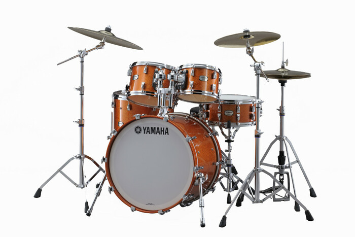 Yamaha Absolute Hybrid Maple 5-Piece Shell Pack 10"x7" And 12"x8 Rack Toms, 14"x13" And 16"x15" Floor Toms And A 22"x18" Bass Drum