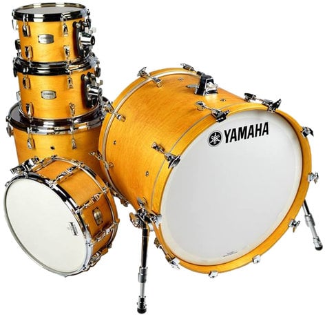 Yamaha Absolute Hybrid Maple 5-Piece Shell Pack 10"x7" And 12"x8 Rack Toms, 14"x13" And 16"x15" Floor Toms And A 22"x18" Bass Drum