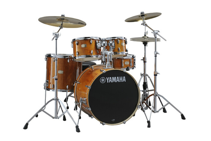 Yamaha Stage Custom Birch 5-Piece Drum Set - 20" Kick 10" And 12" Toms, 14" Floor Tom, 20" Kick, 14" Snare With HW-680W Hardware Pack