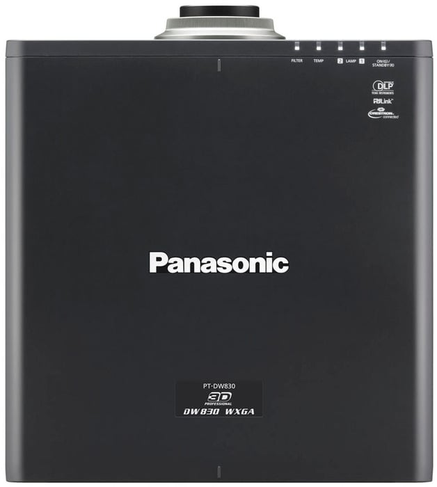 Panasonic PT-DW830ULK 8500 Lumens WXGA DLP Projector, No Lens