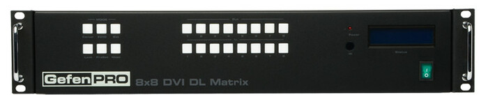 Gefen GEF-DVI-848DL-PB 8 X 8 DVI Matrix With Front Panel Push Button Control