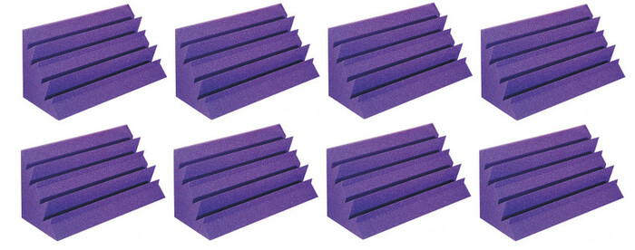 Auralex LENPUR LENRD Bass Trap 8-pack In Purple