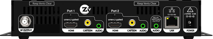 ZeeVee ZvPRO 820 Two Channel HDMI In QAM Out Encoder/Modulator