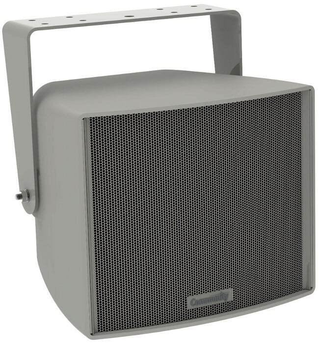 Biamp R.35-3896 8" 3-Way Full Range Speaker, Weather Resistant, Gray