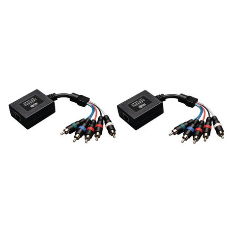Tripp Lite B136-101 Component Video With Stereo Audio Over CAT5/CAT6 Extender Kit