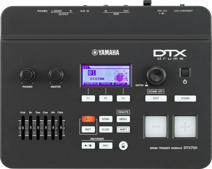 Yamaha DTX700 Electronic Drum Module DTX700 Series Electronic Drum Kit Trigger Module