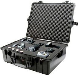 Pelican Cases 1600 Protector Case 24.5"x16.5"x8" Protector Case With Pick N Pluk Foam, Desert Tan
