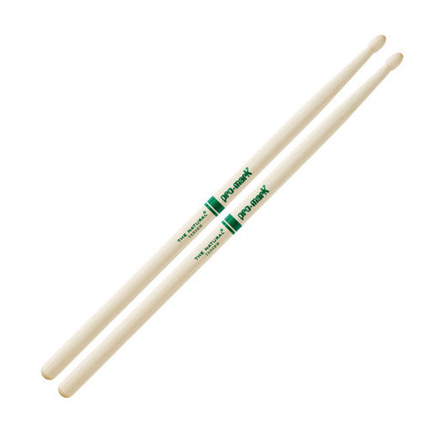 Pro-Mark TXR5BW 5B The Natural Hickory Drumsticks With Wooden Tip