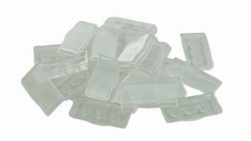 PI Engineering XK-A-528-R 10-Pack Of Wide Keycaps In Transparent