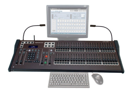 Leprecon LPC-96V-WIRELESS Lighting Control Console With 96 Faders, 2048 Outputs And Wireless DMX
